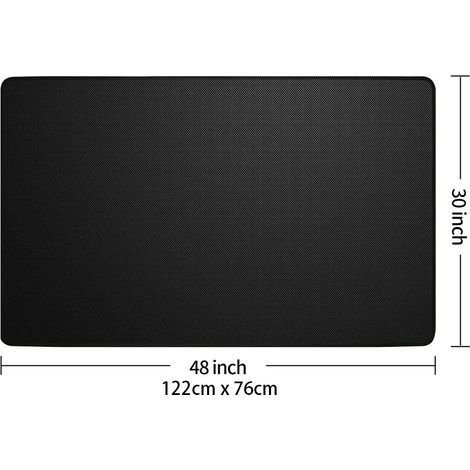 Tapis ignifuge pour cheminée – Protection thermique 3 couches – Dimensions 122 x 76cm