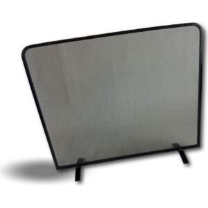 Protection pare-feu pare-flamme Rectangulaire Acier thermolaqué - Quantité x 1 - Rectangulaire