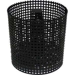 Panier à pellets rond 17 cm – Hauteur 17,5 cm – Pour poêle à bois