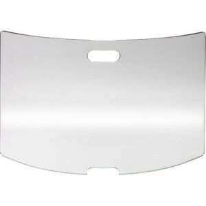 Le Marquier – Pare-feu cheminée en verre trempé 80x52 cm – Protection contre les étincelles