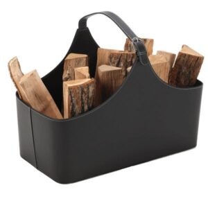 Range-bûche noir DIXNEUF 005.1213 l.52 x H.35 cm