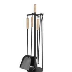 Serviteur LINIO acier noir FIRE 002.20250n, 3 accessoires