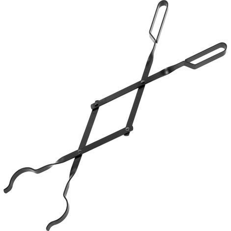 Ahlsen Pince à Cheminée, Pince à Bois de Chauffage de 66 cm, Outdoor Pince à Bûches, Accessoires de Cheminée pour Camp Cheminées, Foyer Intérieur Cuisinière D'extérieur