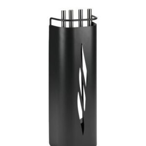 Serviteur Flavio acier noir FIRE 002.20251n, 4 accessoires