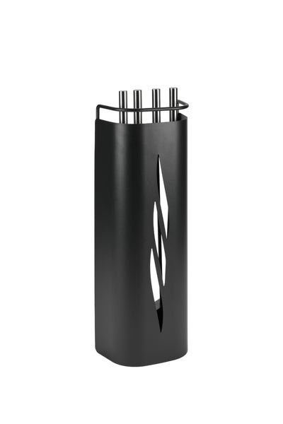 Serviteur Flavio acier noir FIRE 002.20251n, 4 accessoires