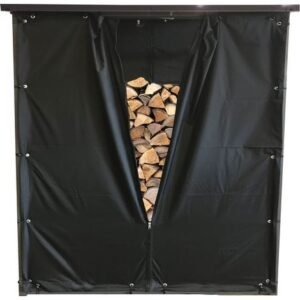 Parois de protection QUICK-STAR pour abri à bûches XXL 185 × 70 × 185 cm