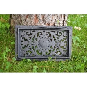 Grille décorative en fonte OZ110 — 23 × 14,5 cm