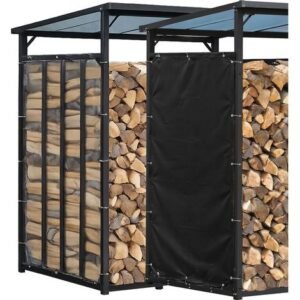 Quick-Star – Set de protection pour bois 66 x 148 cm – 2 côtés en polyester noir