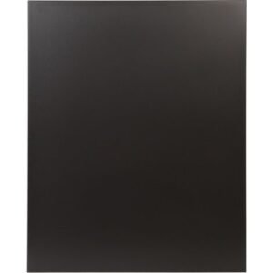 Le Marquier – Plaque de cheminée noire 80x100 cm – Acier peint