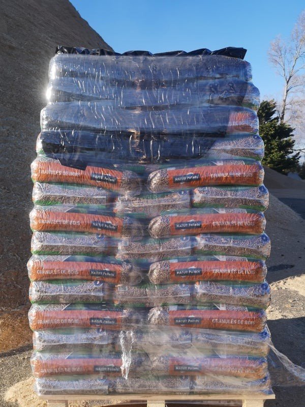 Palette granulés de bois NATURE PELLETS (84 sacs de 15kg)