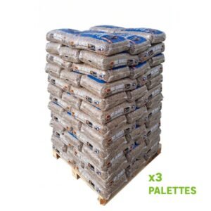 Palette de granulés WOODSTOCK x 3 (198 sacs)