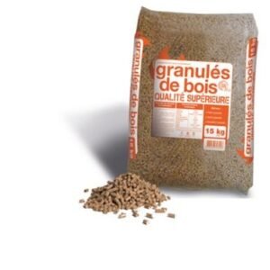 Granulés Euro Energies qualité supérieure — sac de 15 kg — réf. G15