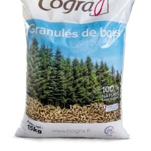 Palette granulés de bois COGRA (70 sacs de 15kg)