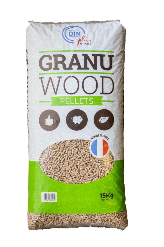 Granulés de bois GRANUWOOD en sac, 15 kg