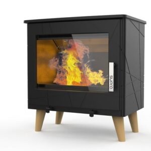 Poêle à bois SUPRA Stina noir, 7.3 kW