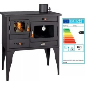 Prity — Poêle à bois 10 kW avec four