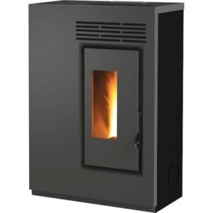 Poêle à granulés slim 5,5 kW — Sortie fumées latérale