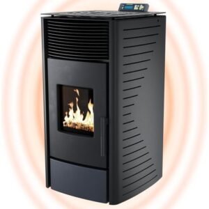 Poêle à granulés 13,6 kW A+ — Volume chauffable 300 m³