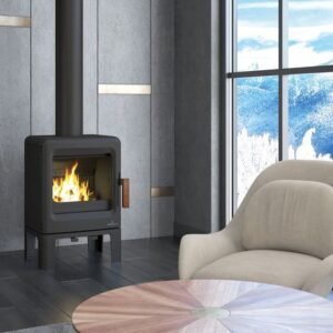 Bronpi — Poêle à bois étanche en fonte LIRA 5 kW