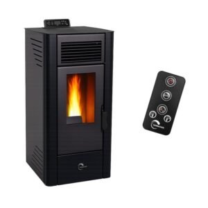 Poêle à granulés étanche Anita 11,6 kW Noir Sannover