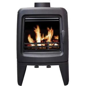 Poêle à bois en fonte 5 kW — Efficacité 78,8 %