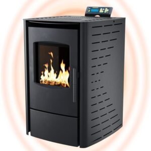 Poêle à granulés 6 kW A+ compact — Volume chauffable 120 m³