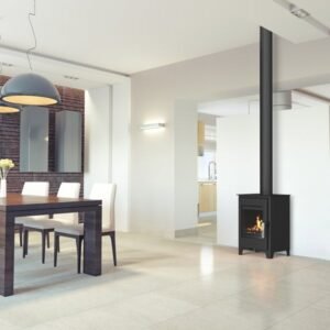 Poêle à bois SUPRA Oscar noir, 4.8 kW