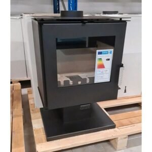 Poêle à bois 5 kW compact — Volume chauffable 70-100 m³