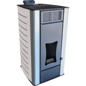 Nemaxx – Poêle à granulés hydraulique 18 kW – Autonomie 18 h – Réservoir 40 kg – Classe A+ – Wi-Fi Ready – Programmateur hebdomadaire – Blanc