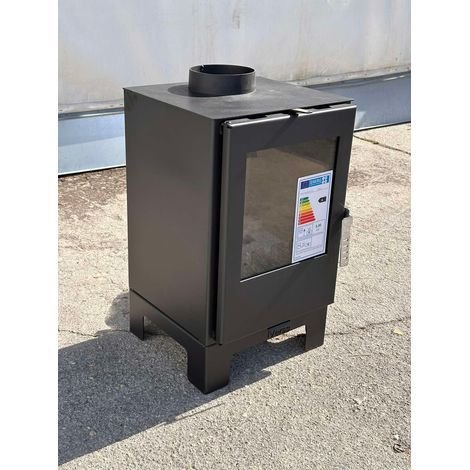 Poêle à bois compact 5 kW — Rendement 80,2 %