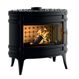Poêle à bois INVICTA Mandor gris, 12 kW