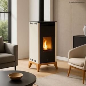 Bronpi — Poêle à granulés sans électricité 6 kW