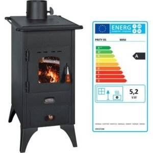Prity — Poêle à bois compact 5,2 kW