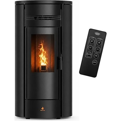 Poêle à granulés Étanche Hydro - LOLA 22 kW + télécommande -
