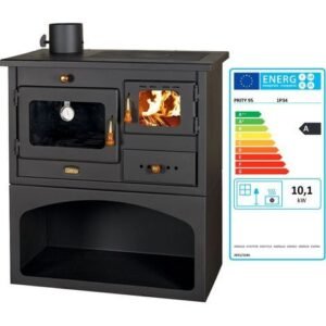 Prity — Poêle à bois 10,1 kW avec four