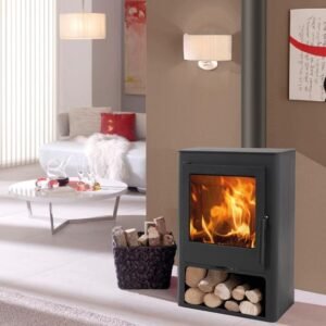 Poêle à bois Knysna PANADERO 18701 noir, 5.9 kW