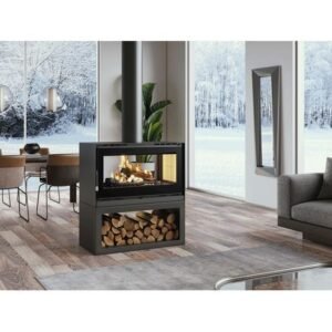 Fm Calefaccion — Poêle à bois 2 vitres