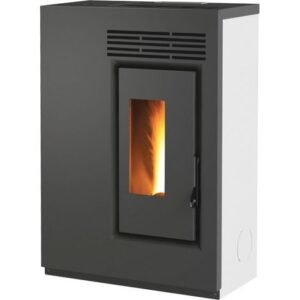Poêle à granulés slim 6 kW — Sortie des fumées latérale