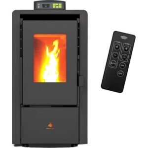 Poêle à granulés Étanche EMMA 6 kW + télécommande -