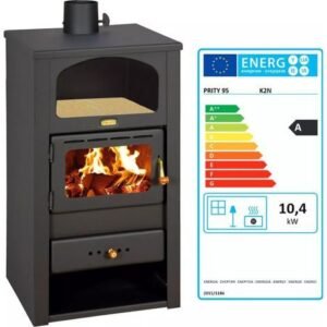 Prity — Poêle à bois 10 kW